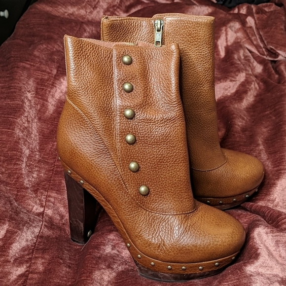UGG || Mid Cosima Boot Chestnut Leather - Picture 2 of 8